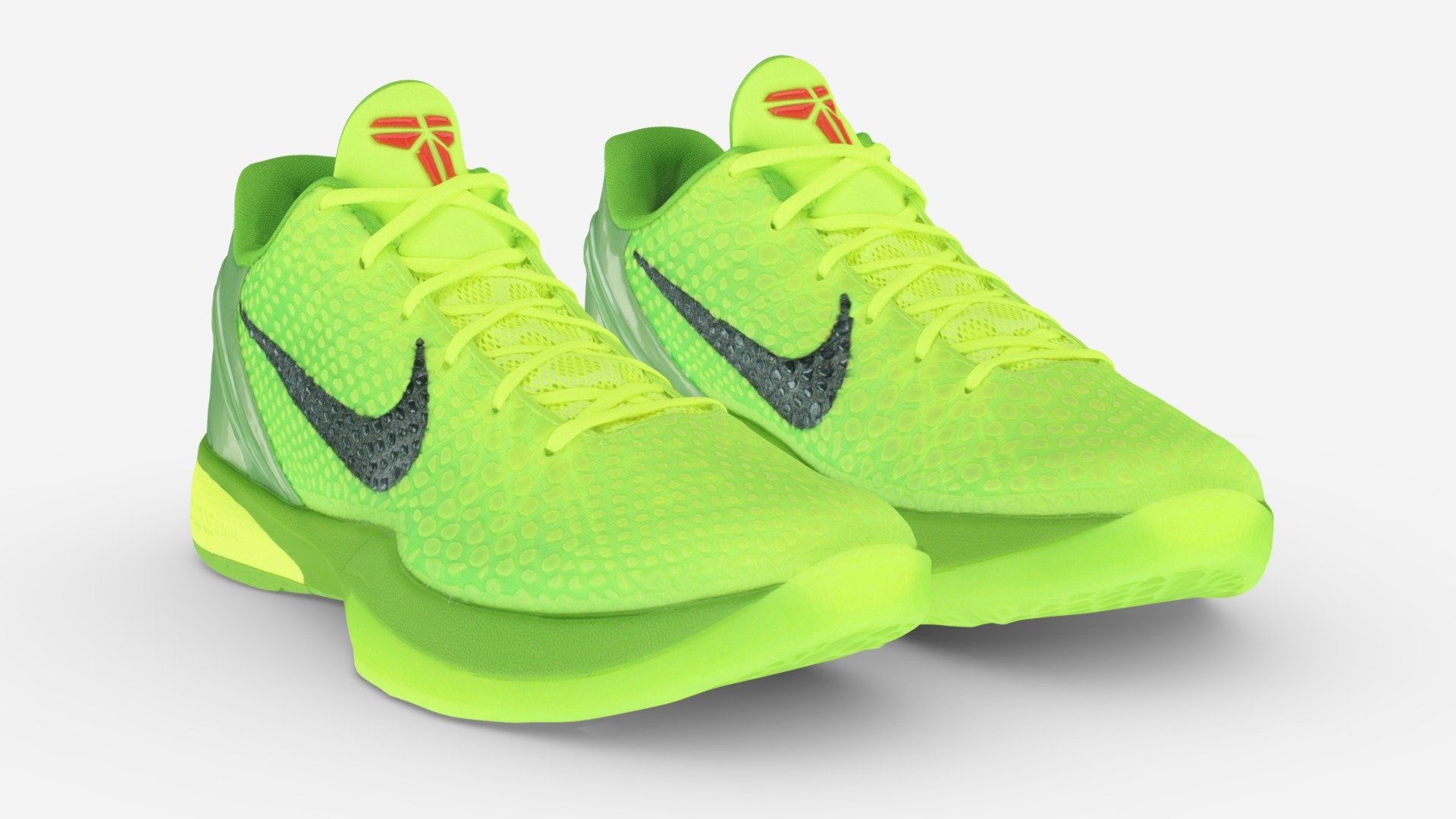 Nike Zoom Kobe 6 Protro Green Apple - Buy Royalty Free 3D model by ...
