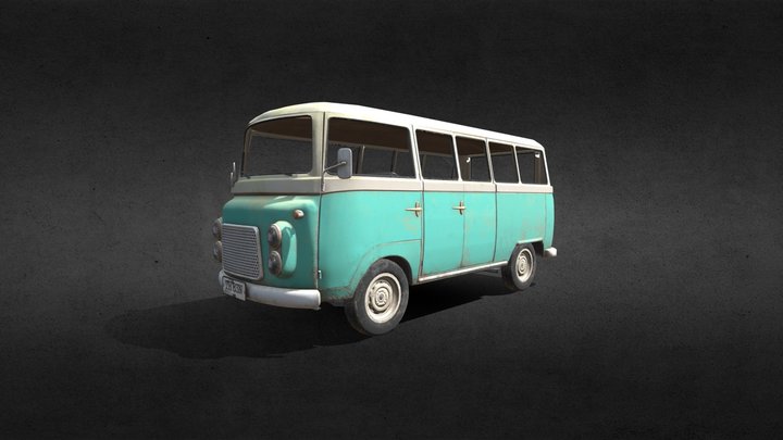 Minibus-smooth 3D Model