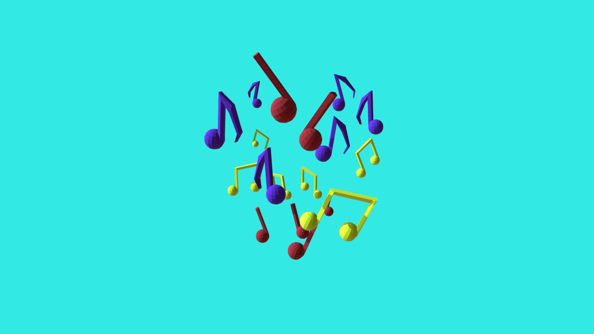 Music Notes 3D Model By Apocalyptic Express ApocalypticExpress   Blob 