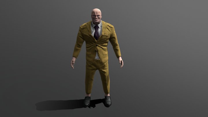 Roy, the Mobster 3D Model