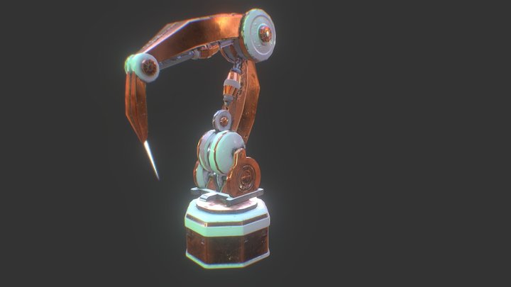 Mechanical arm - Scifi | Alexis JACQUEMIN 3D Model