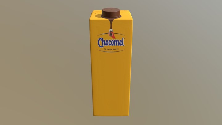 Chocomel 1000ml 3D Model