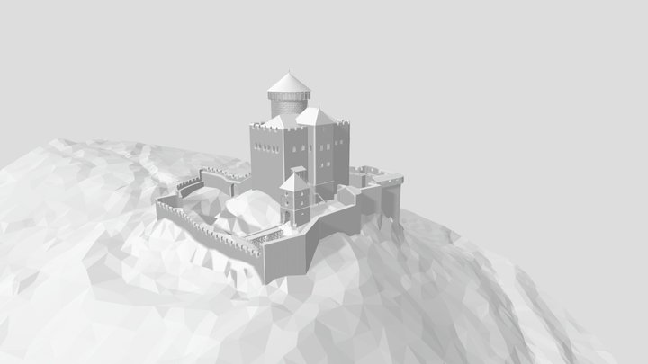 Château du Hugstein - XVIe s. 3D Model