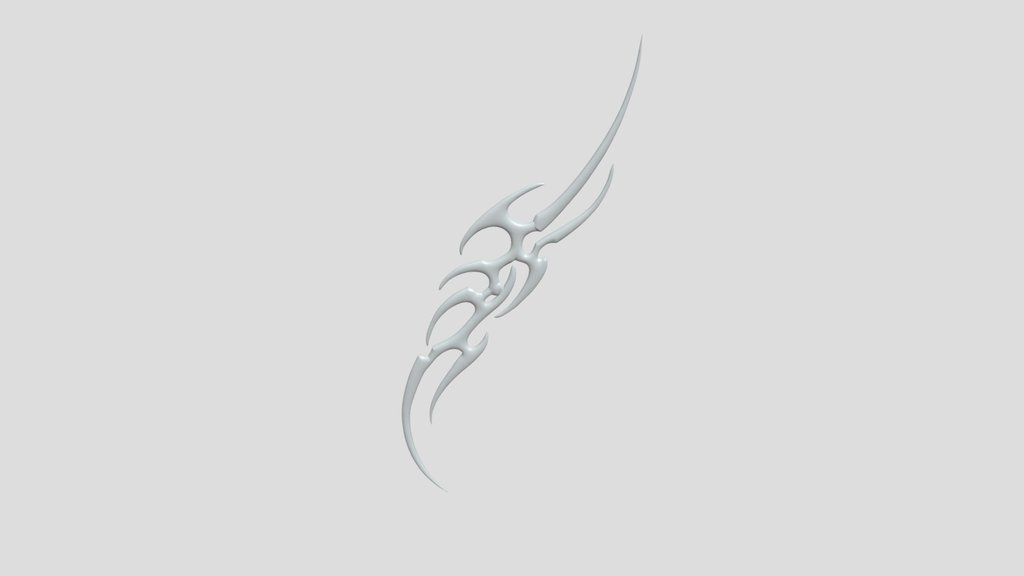 Tribal style decorative tattoo pattern