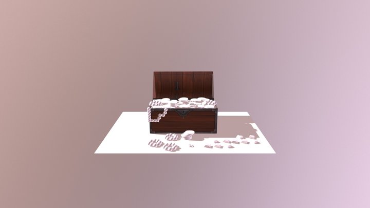 pirate chest 3D Model