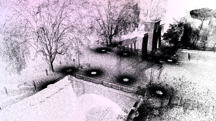 Bridge tunnel, lidar 3D scanning,point cloud 3D Model