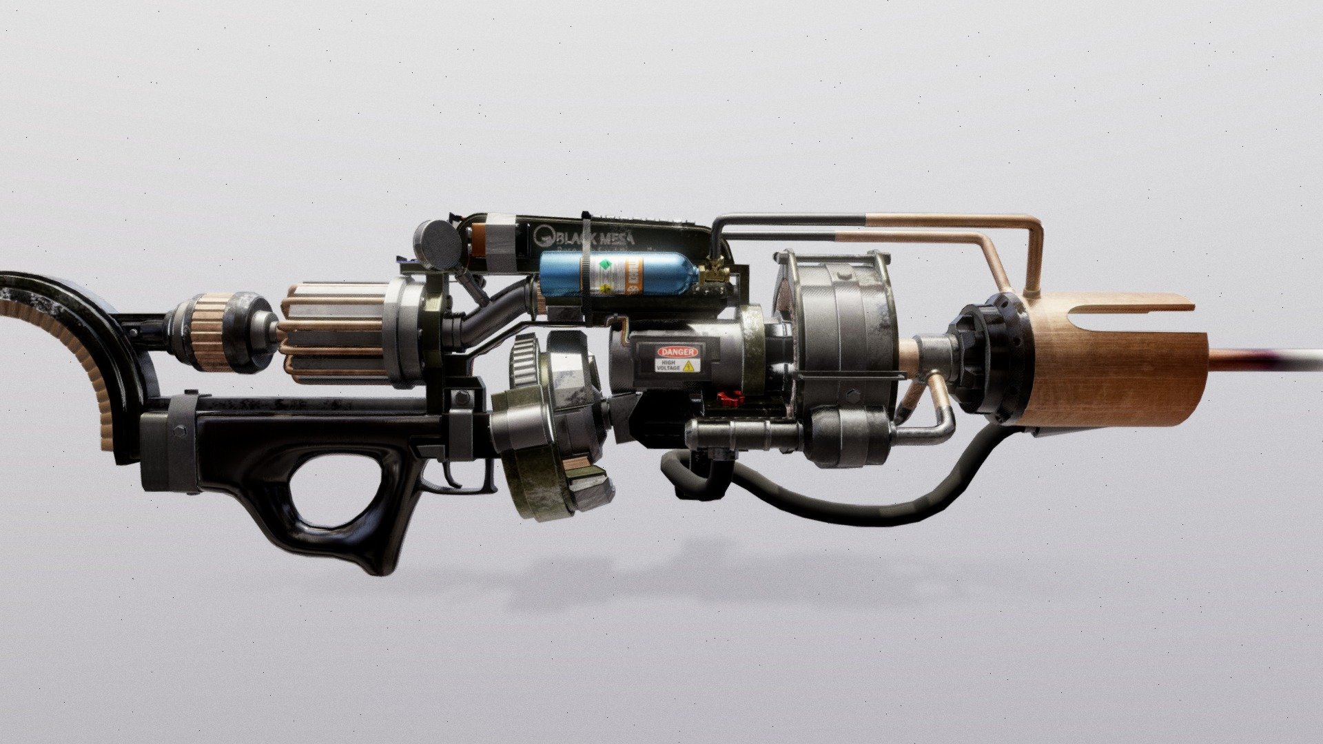 XVL1456 Tau Cannon Half Life Fan Made Weapon - 3D model by ...