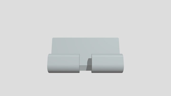 iPad Stand w/ Screw hole for tripod -main part 3D Model