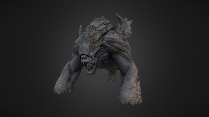 Fantasy creature 3D Model