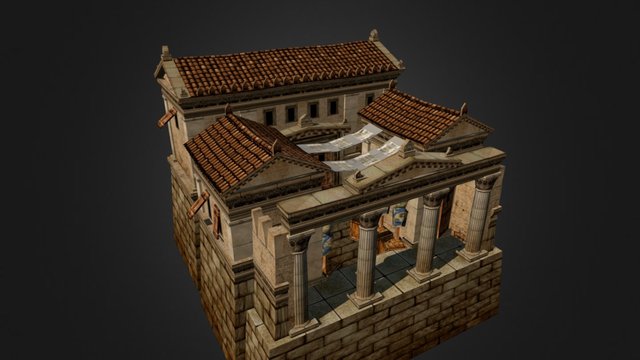 Seleucid Barracks 3D Model