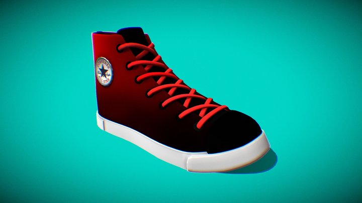 Buty UVW 3D Model