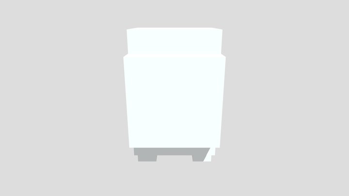 Among Us White 3D Model