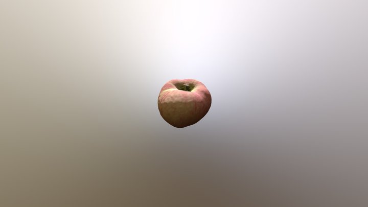 slightly an apple 3D Model