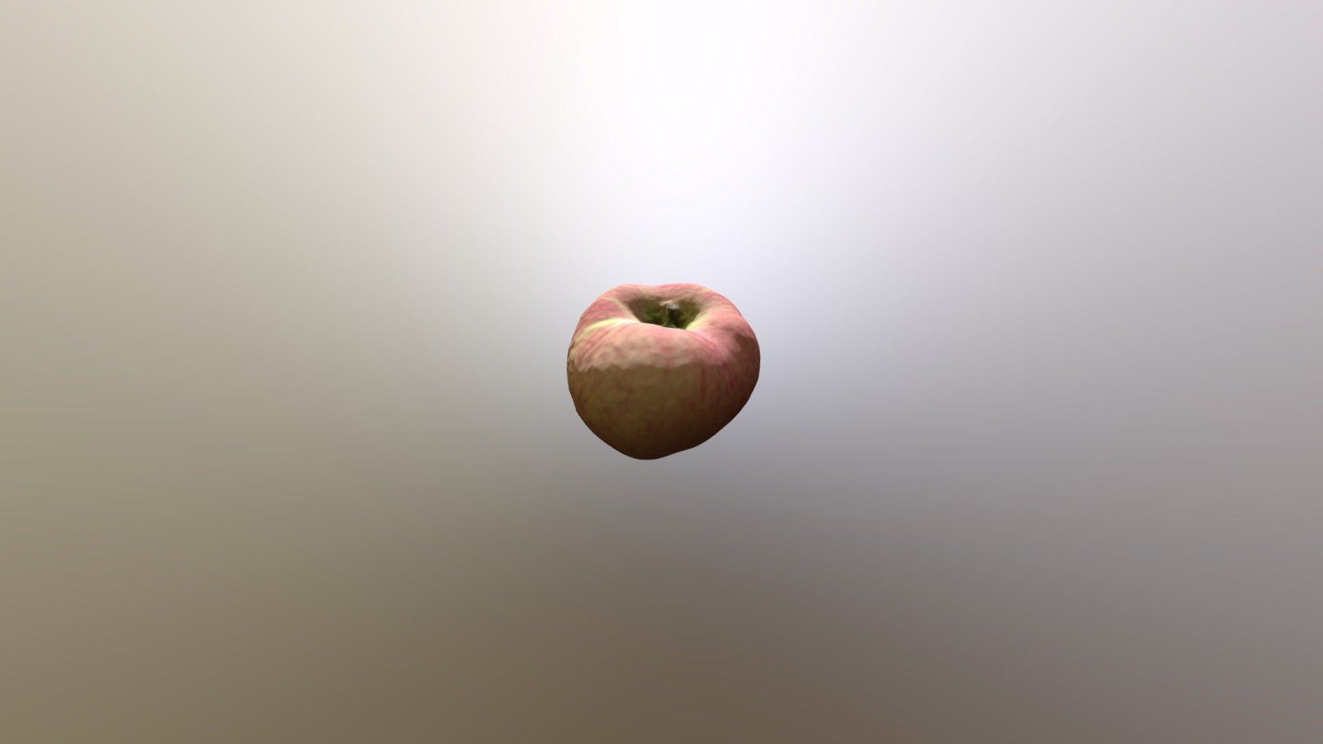 slightly an apple
