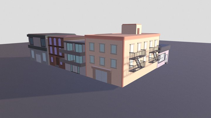 Buildings 3D Model
