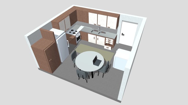 Keittiö 3D Model