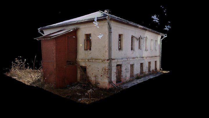 Point clouds of an old non-residential building 3D Model