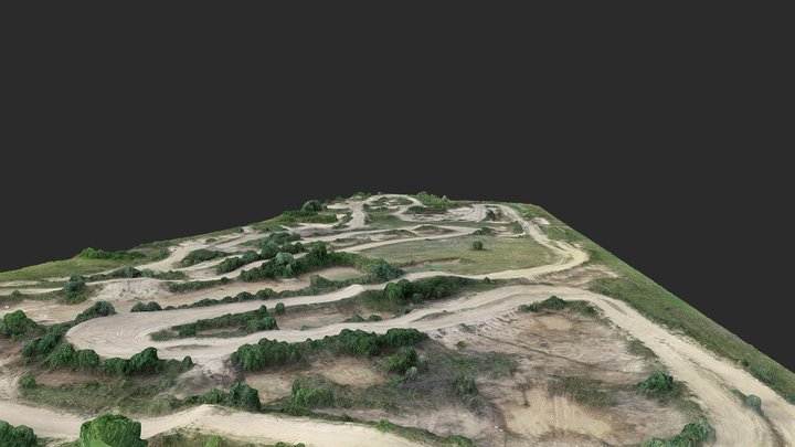 Motocross track 3D Model