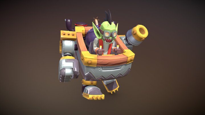 Mecha Pose 2 3D Model