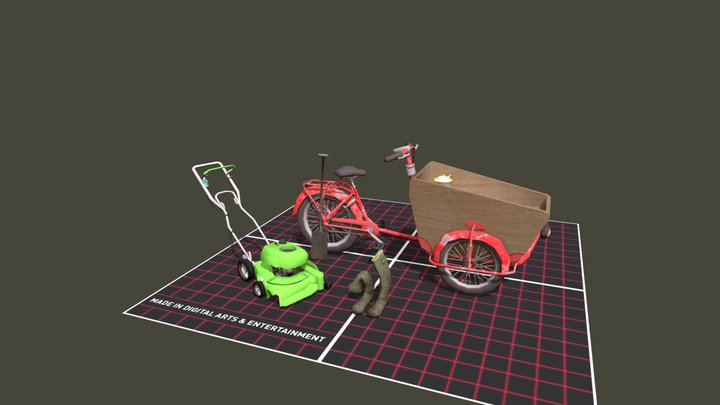 DAE 5 Finished props - Grandma's house 3D Model