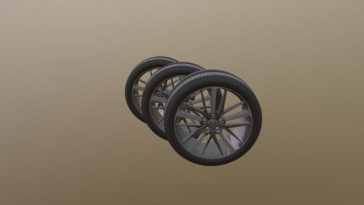 Facebook 3D - Tire Deal v 6.c4d 3D Model