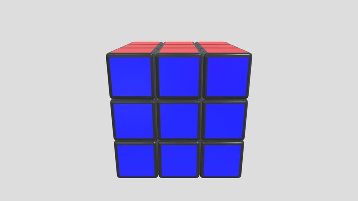 Rubik Cube 3D Model