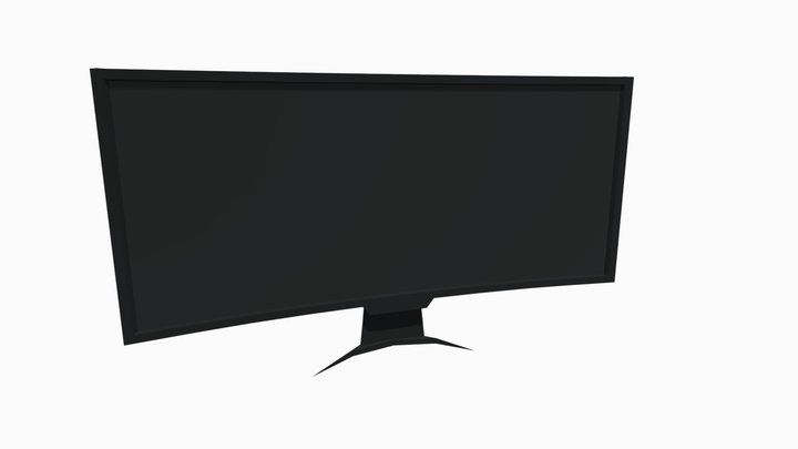 Gaming Monitor 3D Model