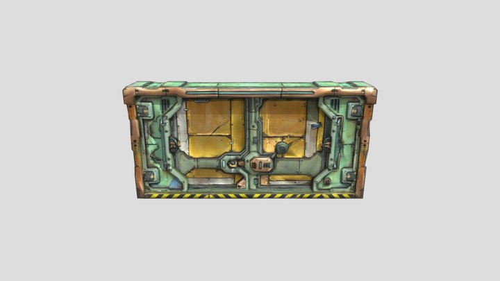Industrial Access Hatch 3D Model