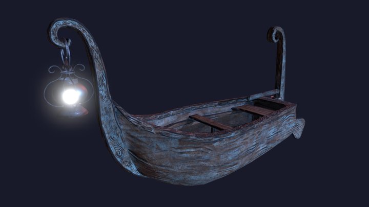 A boat (object №3) 3D Model
