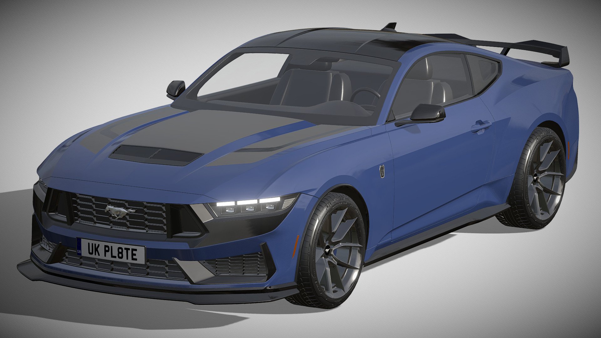 Ford Mustang Dark Horse 2024 Buy Royalty Free 3D model by zifir3d