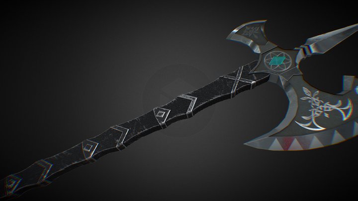 Eclipse Cleaver The Axe of Eternal Night 3D Model