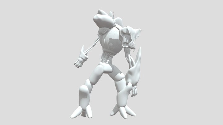 Tree Axe Monster. (T.A.M) 3D Model