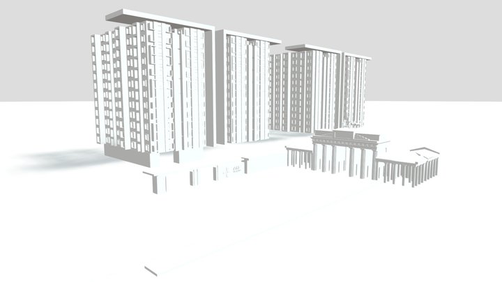 Buildings – Kostenloses 3D-Modell STL