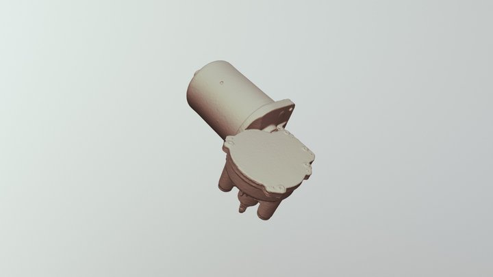 Wiper Motor Mesh 3D Model