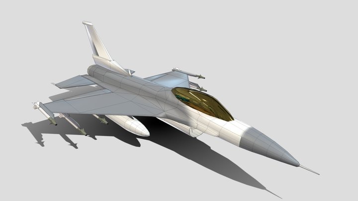F-16 Fighting Falcon 3D Model