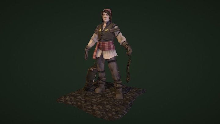 The Stable hand - Medieval Project 3D Model
