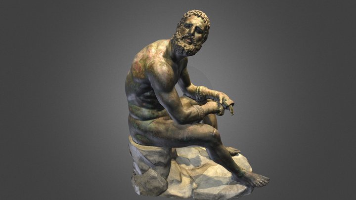 Púgil en reposo 3D Model