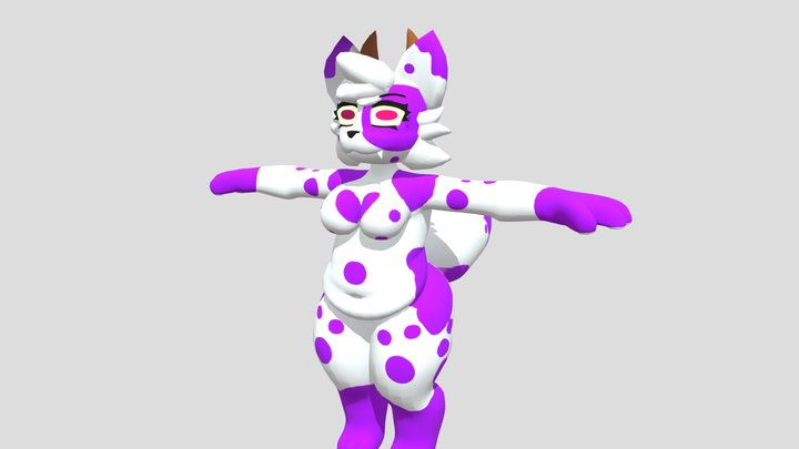 Kiwiko The Goat Cat 3D Model