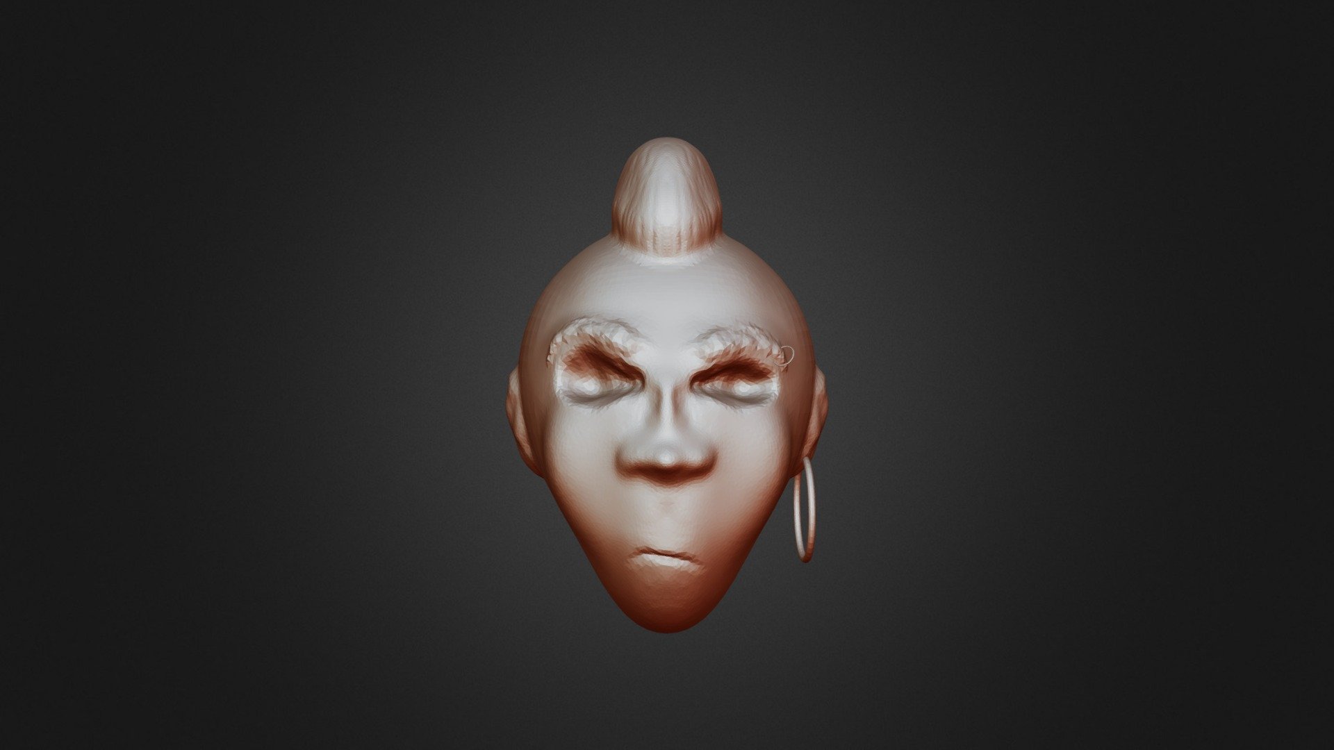 #sculptjanuary18 #Day13 #Punk