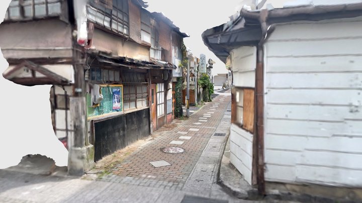 Japanese drinking district 3D Model