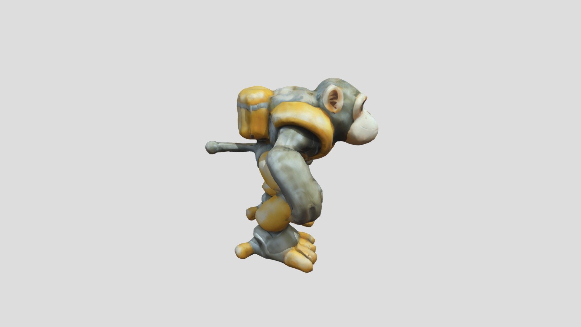 Buff Mech Monkey - 3D model by R I Z (@rizZz.) [5fdb466] - Sketchfab