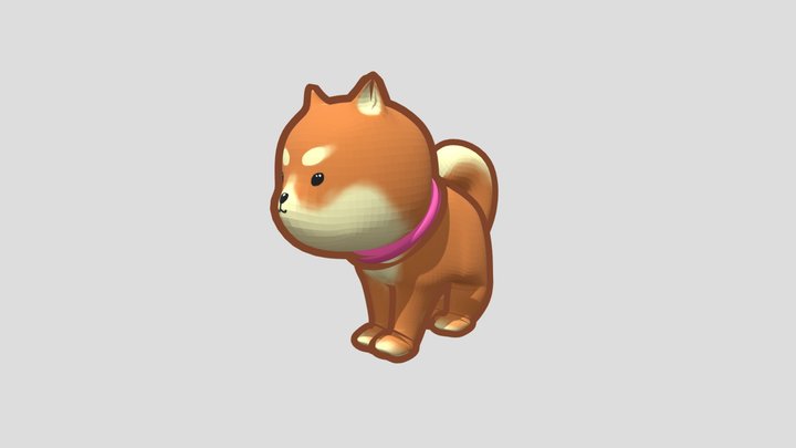 Dog 3D Model