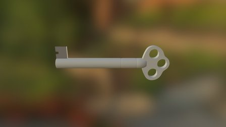 Antique Key 3D Model