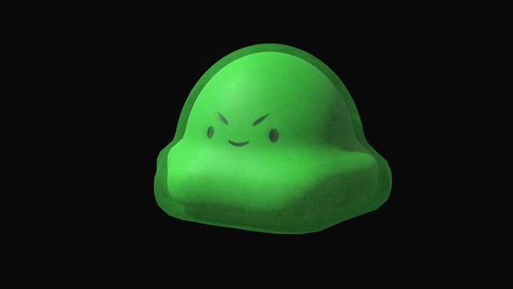 Cute Enemy - Slime 3D Model