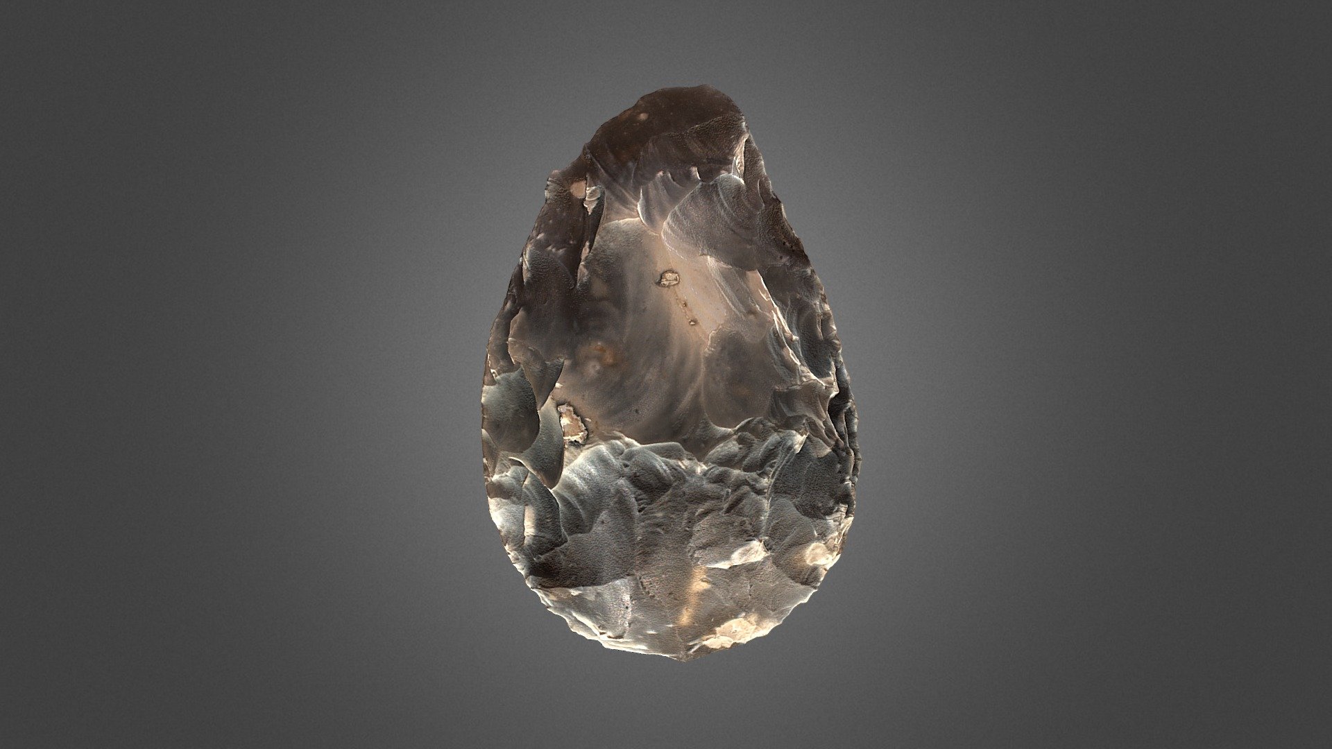 Handaxe (Boxgrove, United Kingdom) — Sketchfab embed 3D viewer