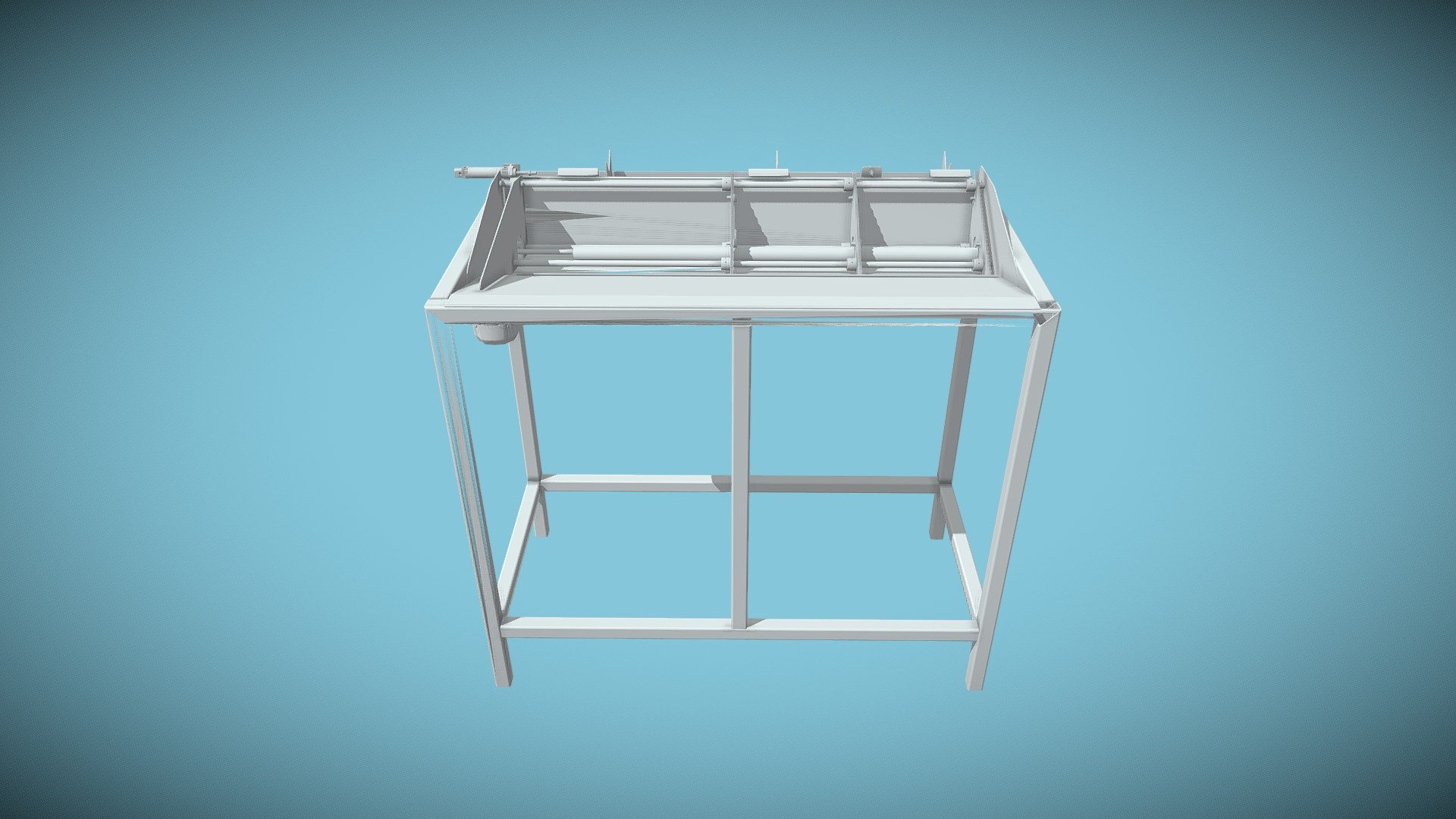 Table de chargement — Sketchfab embed 3D viewer