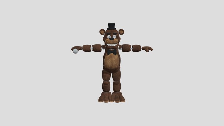 FreddyFazbearRemastered 3D Model