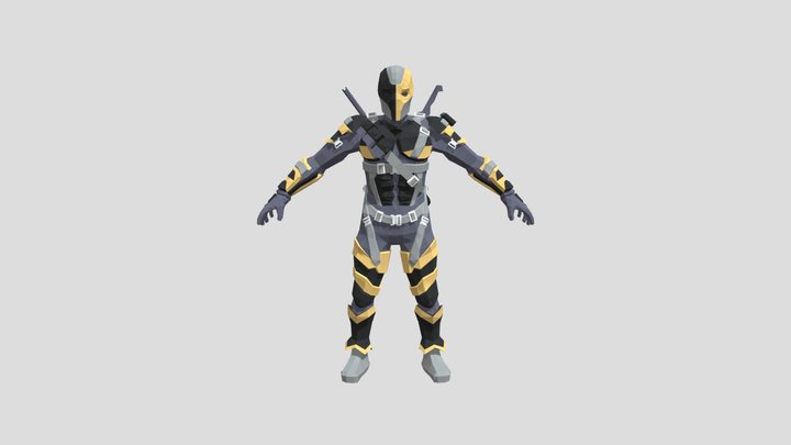 Deathstroke (Joe Manganiello - Rig-Ready) – Modello 3D gratuito STL