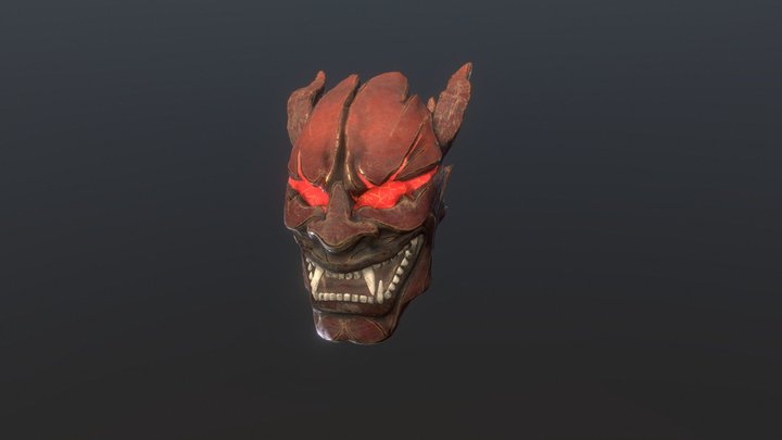 Demon Mask 3D Model