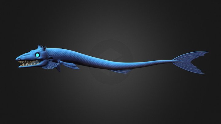 Sea Serpent 3D Model